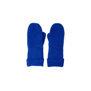 Vero Moda Blue Marabou Gloves