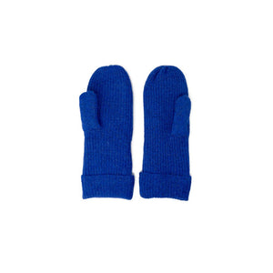 Vero Moda Blue Marabou Gloves