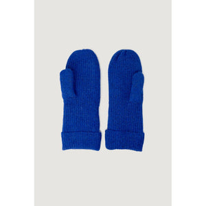 Vero Moda Blue Marabou Gloves