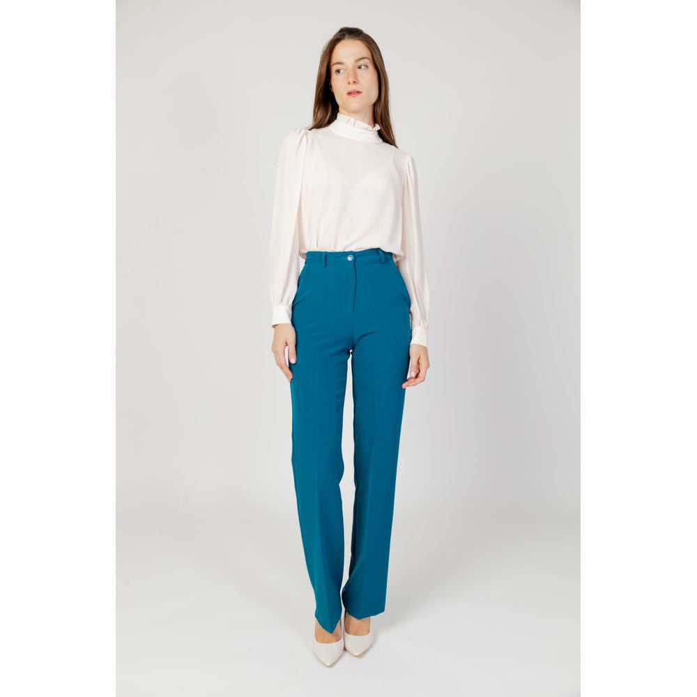 Hanny Deep Black Elastane Pants