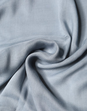 Dolce & Gabbana Light Blue Cashmere Knitted Shawl
