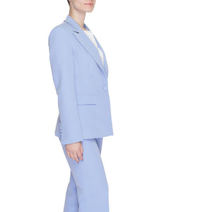 Silence Purple Polyester Blazer