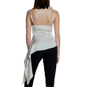 Silence Cream Polyester Top