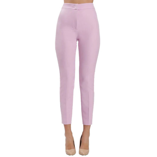 Silence Purple Polyester Pants