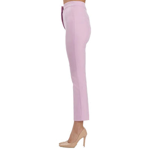Silence Purple Polyester Pants