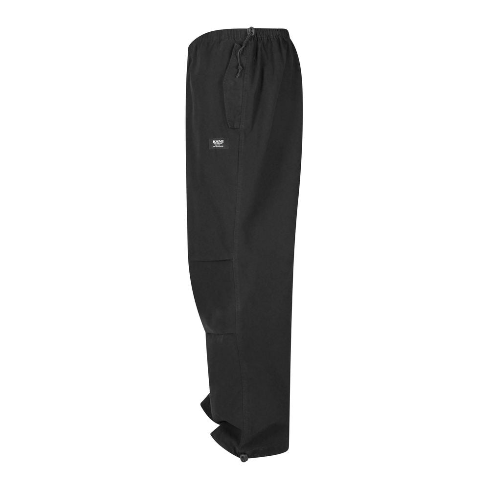 Karl Kani Black Cotton Casual Pants