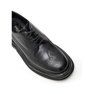 Dolce & Gabbana Black Leather Moccassin