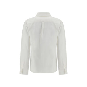 Max Mara White Cotton Dress Shirt