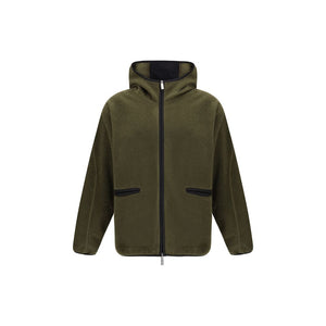 LAMINAR Green Polyester Hoodie