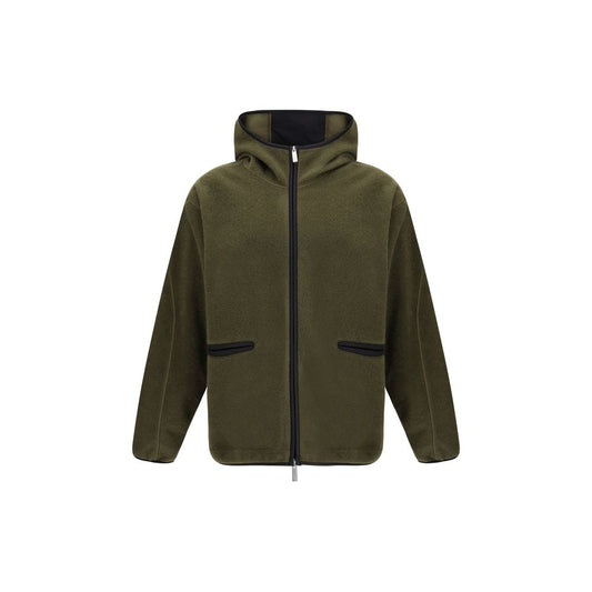 LAMINAR Green Polyester Hoodie