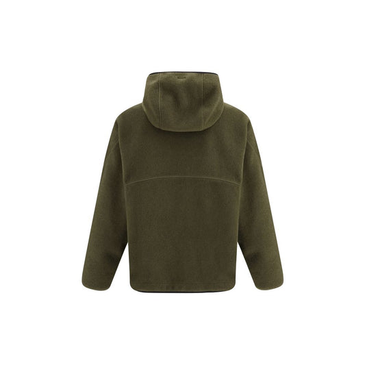 LAMINAR Green Polyester Hoodie
