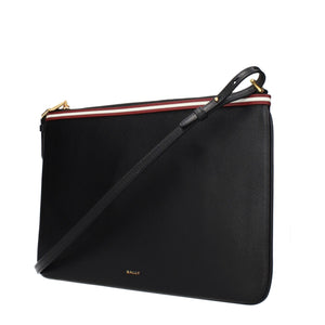 Bally Black Leather Crossbody Bag