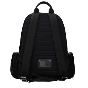 Dolce & Gabbana Black Nylon Backpack
