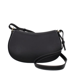 Valentino Garavani Black Leather Shoulder Bag