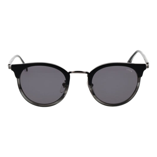 Lozza Black Stainless Steel Sunglasses