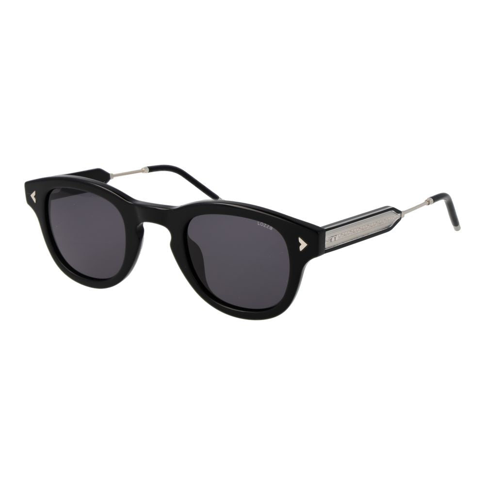 Lozza Black Cellulose Acetate Sunglasses