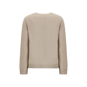 Max Mara Beige Marabou Top
