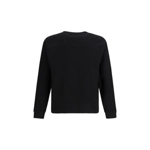 LAMINAR Black Cotton Sweatshirt