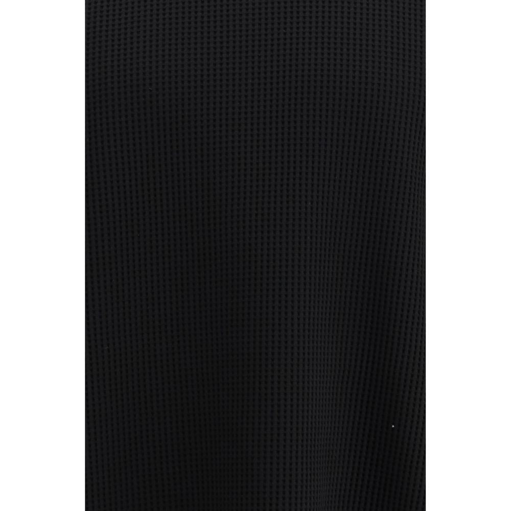 LAMINAR Black Cotton Sweatshirt