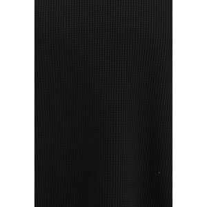 LAMINAR Black Cotton Sweatshirt