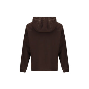 LAMINAR Brown Cotton Sweatshirt