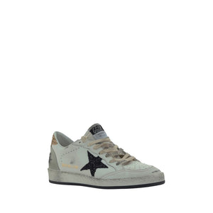 Golden Goose White Calf Leather Bos Taurus Low Top Sneakers