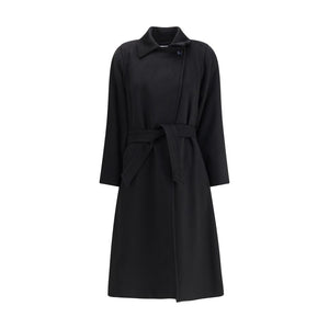 Max Mara Black Camel Hair  Coat