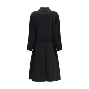Max Mara Black Camel Hair  Coat