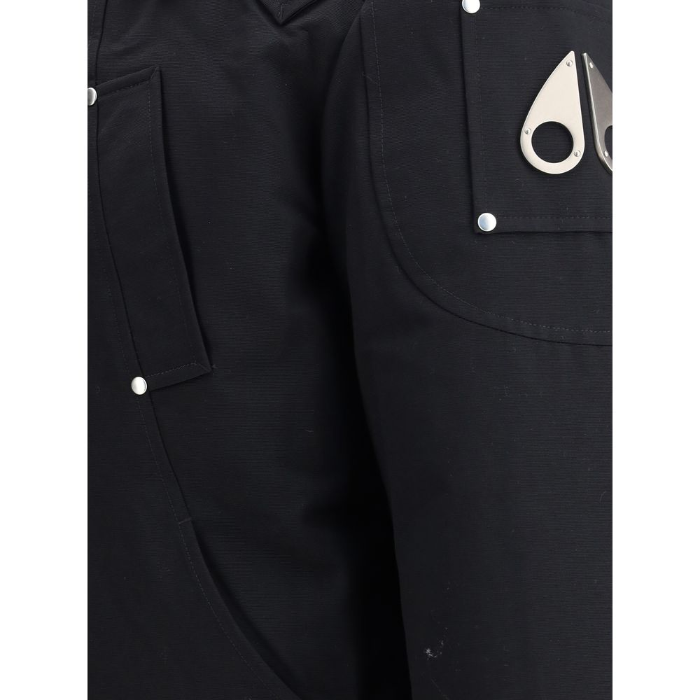 Moose Knuckles Black Cotton Clothing