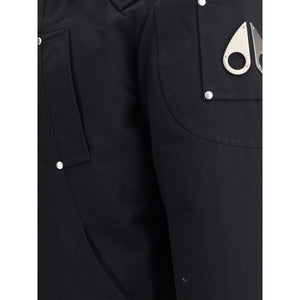 Moose Knuckles Black Cotton Clothing