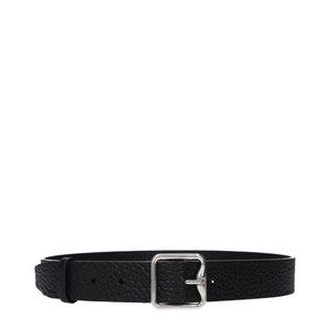 Burberry Black Leather Regular Belt