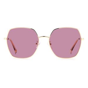 Polaroid Rose Gold Stainless Steel Sunglasses