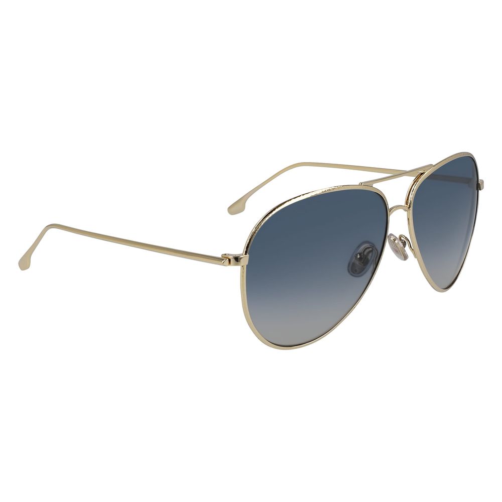 Victoria Beckham Gold Metal Sunglasses