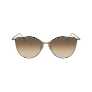 Victoria Beckham Gold Metal Sunglasses