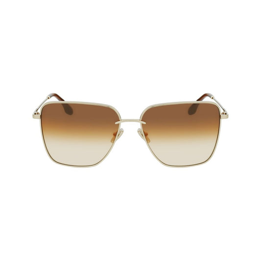Victoria Beckham Gold Metal Sunglasses