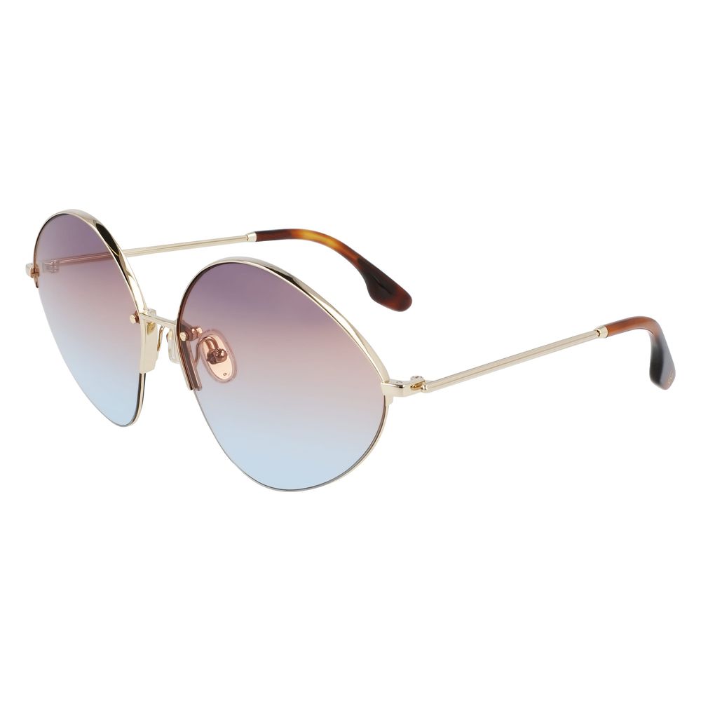 Victoria Beckham Gold Metal Sunglasses