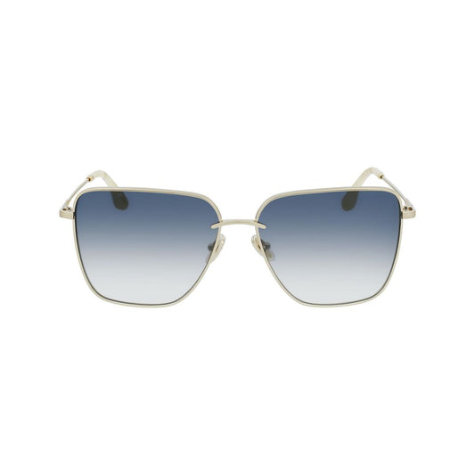 Victoria Beckham Gold Metal Sunglasses