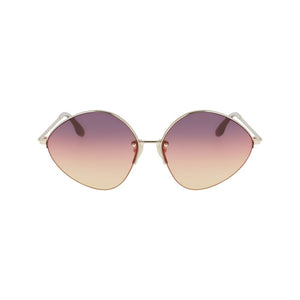 Victoria Beckham Gold Metal Sunglasses