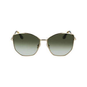 Victoria Beckham Gold Metal Sunglasses