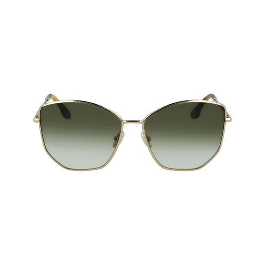 Victoria Beckham Gold Metal Sunglasses