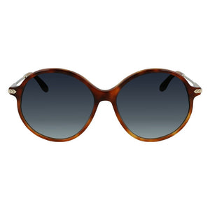 Victoria Beckham Brown Acetate Sunglasses