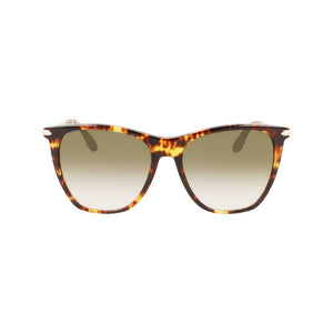Victoria Beckham Brown Acetate Sunglasses