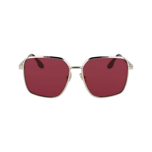 Victoria Beckham Gold Metal Sunglasses