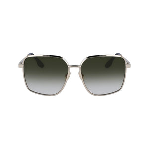 Victoria Beckham Yellow Metal Sunglasses