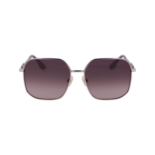 Victoria Beckham Red Metal Sunglasses