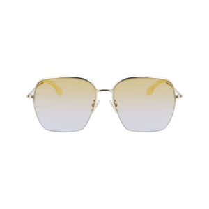 Victoria Beckham Gold Metal Sunglasses