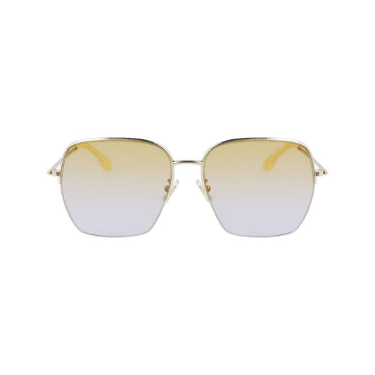 Victoria Beckham Gold Metal Sunglasses