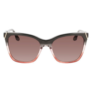 Victoria Beckham Gray Acetate Sunglasses