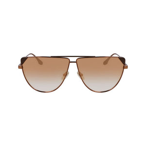 Victoria Beckham Brown Metal Sunglasses