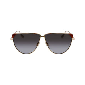 Victoria Beckham Brown Metal Sunglasses